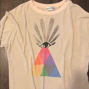 Wildfox all seeing eye - prism baggy sweater